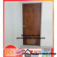 RRHCS-Walnut Interior Room Door | Pintu Bilik | Pintu Kayu | Pintu Murah | Wooden Door