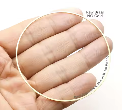 20pcs Metal Circle Rings, Round Circle Charm, 70mm, Raw Brass Hoop Favors, Macrame Craft Hoops, DIY 