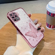 2 In 1 Luxurious Case for OPPO A94 4G CPH2203 Phone Case with Screen Protector Ceramic Film Smartpho