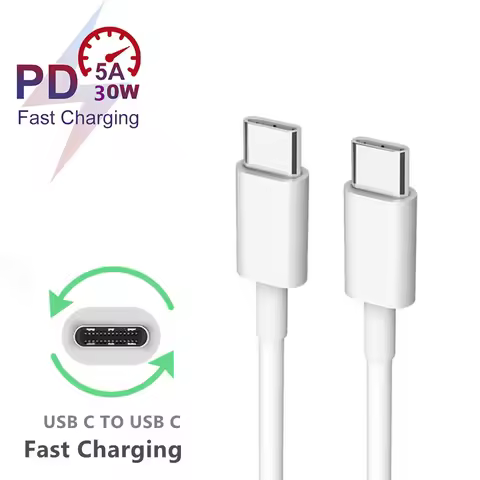 2m Long 1m Fast Charging PD Cable USB Type C To Type C Data Sync Cable For Oneplus 7T Huawei Nova 5t