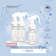 Blossom Lite 330ml Sanitizer Value Set  Skin Safe  Toxic Free