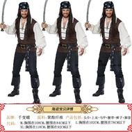 Cosplay Clothing Men Halloween Spooky Sea Captain Pirate Costume