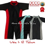 CODE M84R PLAIN SWIMSUITS FOR GIRLS AND BOYS AGE 1 15 YEARS