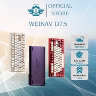Weikav D75 Wireless Mechanical Keyboard - CNC Aluminum Frame | 3 modes | Hotswap Hotswap Hotswap | L
