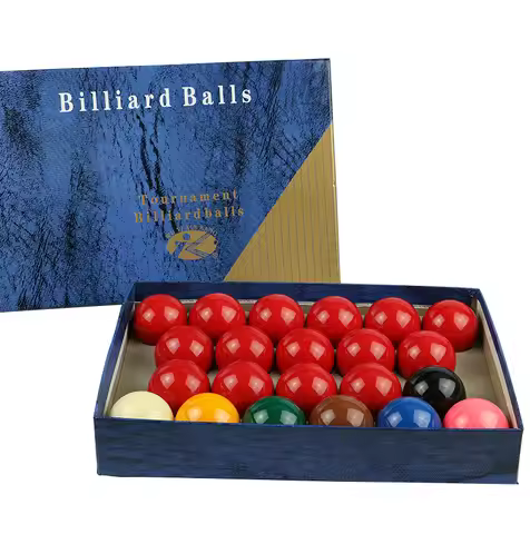 Billiard Ball British Snooker Ball Set, 2 1/16-Inch Balls Set 52.5Mm, with 15 Reds Snooker 22 Ball S