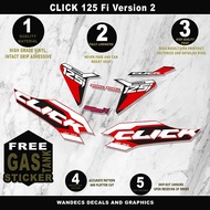 ❃ ♠ ℗ Honda Click 125i Stock Decals