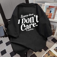 【SoftGlow SELLER】Kemeja-T lengan pendek leher bulat longgar huruf lelaki, Retro, sesuai untuk semua 