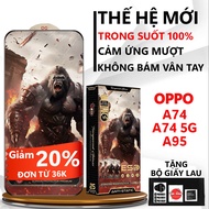 Standard tempered glass for OPPO A74, A74 5G,A95 full screen transparent. Screen protector| Top case