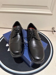 rockport 黑色皮鞋