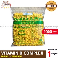 Animal Vitamin B COMPLEX 1000pcs BECOMP RAIDVIT B-PLEX/ B COMPLEX/ B COMPLEX/