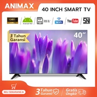 Animax TV Android TV Smart 32 inch 40inch TV Digital 43 inch 4K WIFI/Netflix/YouTube Garansi 3 tahun