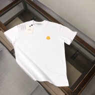 MONCLER Summer Plus Size Short-Sleeved Men Women Couples Simple Original Design Inner Match Heavy Ho