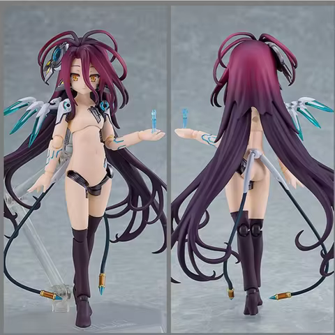Figma 604 No Game No Life Zero Schwi Articulated PVC Action Figures Toys