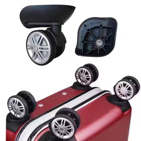 2Pcs Silent Luggage Wheels Replacement Wheels Suitcase Wheels Luggage Spinner Caster Box Trolley Acc