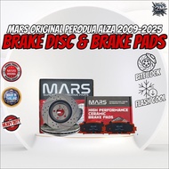 MARS BRAKE DISC / DISC ROTOR - PERODUA ALZA 2009-2025