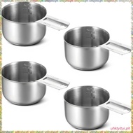 [L U T I] 1 Cup Stainless Steel Measuring Cup 1 Cup Measuring Cup 8oz Heavy Duty Metal Dry/Wet Measu