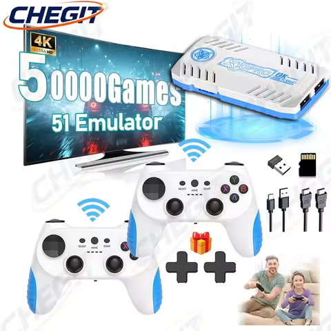 2026 New X10 PRO 50000 video game 4K HD game stick 128GB console 2.4g double wireless controller ret