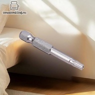 Tweehuj 7 Pcs 5 Point Torx Screwdriver Bits 50mm S2 Magnetic Star Screw Driver 1/4" Hex Shank T10 T1