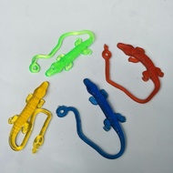 Mainan Sticky Toys Cicak 4pcs Jelly Yoyo Warna Warni Bisa Nempel Murah