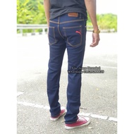 🔥RATING 5 BINTANG🔥Seluar Jeans Slimfit Dark Blue Puma