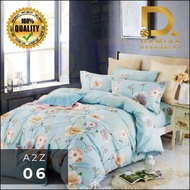 CADAR BEDDING SET  MATERIAL COTTON SAIZ QUEEN 7 IN 1 WITH COMFORTER ENGLISH