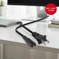 US 1.5M IEC320 C7 2-pin Power Extension Cable for Dell Laptop Charger