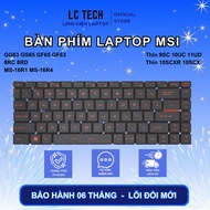 MSI GF63 GS65 8RC GF63 8RD GF63 8RD GF63 Thin 9SC GF63 Thin 10SC laptop keyboard - MSI gaming keyboa
