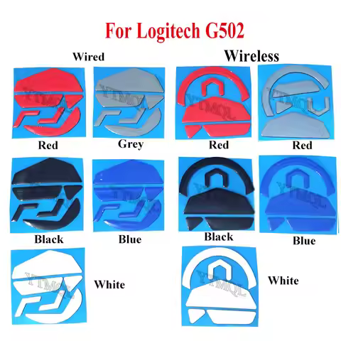 1-10 Set Competition Level Mouse Feet Skates Connector for Logitech G502/Hero Wired and Lightspeed W