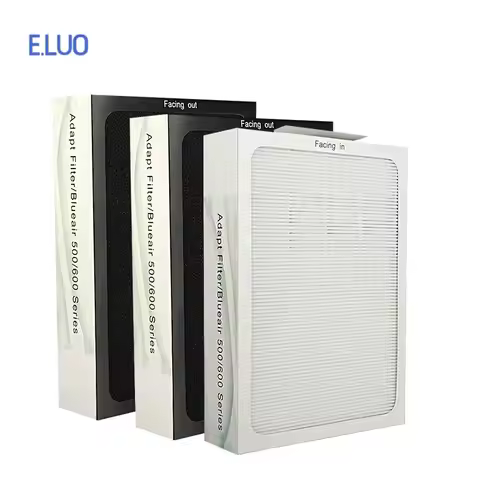 3PCS Air purifier Filter HEPA Activated Carbon Composite Filter Suitable For Blueair 503/501/580i/50