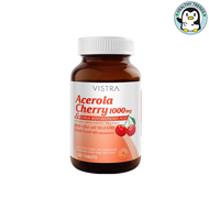 Vistra Acerola Cherry Vitamin C วิสทร้า อะเซโรล่าเชอร์รี่ วิตามินซี 1000 mg 100 เม็ด [HHTT]