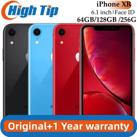Apple iPhone XR xr Unlocked RAM 3GB ROM 64GB/128GB /256G Mobile Phone 4G LTE 6.1 Hexa-core 12MP Fing