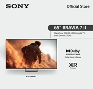 Sony BRAVIA 7Ⅱ| True RGB 65 นิ้ว TV 4K Smart TV (Google TV) RGB LED XR Processor with AI Technology 