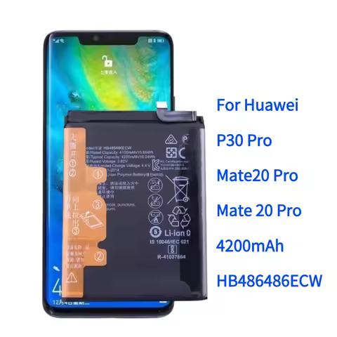 For Huawei P30 Pro Mate20 Pro Mate 20 Pro 4200mAh HB486486ECW Mobile Phone Battery