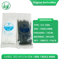 NYLON CABLE TIES 150X2.5MM 15CM CABLE TIES CV150S 150 X 2.5 MM