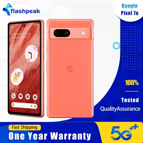 Original Google Pixel 7A 5G Mobile Phone 8GB RAM 128GB ROM 90Hz OLED 6.1" NFC 64MP+13MP Tensor G2 Oc