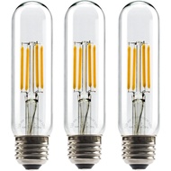 Leadleds 4W Tubular LED Bulb Edison Style COB LED Filament Bulb T10, Tidak Boleh Dimalapkan E26 Medi