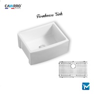 Cavarro Ceramic Kitchen Farmhouse Sink, Apron Sink CF241910