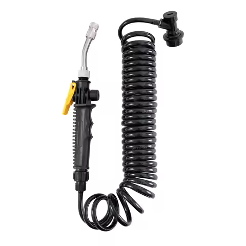 Car Wash Sprayer Gun With 6M Elastic Spring Hose Adjustable Water Nozzle Replacement Water Gun Car P