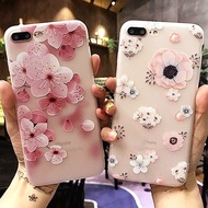 Phone case [3D Peach Blossom Pattern] for I.P.H.O.N.E 6 - 6s -6 Plus - 6sPlus - 7 - 7s- 7Plus