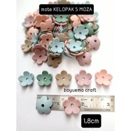 5 MOZA petal beads (85pcs)