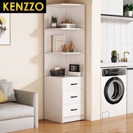 Kenzzo :Lena Seating Corner Cabinet Corner Cabinet Triangle Cabinet / almari baju murah / wardrobe