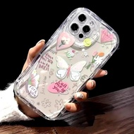 TRANSPARENT BUTTERFLY CASE REALME 5 5I 5S 6I C3 C3I NARZO10 NARZO10A NARZO20A C51 C53 C51S NARZO N53
