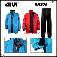 GIVI RRS08 Raincoat rainproof universal motorcycle plus raincoat SET S-6XL