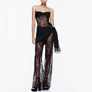 Sexy Black Jumpsuit Lace Jumpsuit ImportedWanita J0171