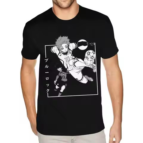 Graphic Itoshi Sae Blue Lock In Japanese Graphic T-shirts Custom Short Sleeve Valentine's Men's 3XL 