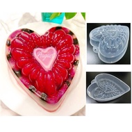 Heart Shape Jelly Kek Mould / Acuan Kek Jelly/ Pudding Mould/ Agar-agar Mould