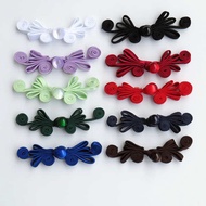 butang baju butang tudung butang baju melayu Classical Jade Bead Plate Buckle Butterfly Four-Wheel H