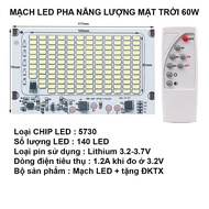 Bộ mạch đèn LED năng lượng mặt trời 25W / 40W / 60W / 100W / 200W / 240W gồm mạch và remote - Linh K