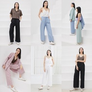 Picht Wander Trousers-Long Pants With A Waist Tie