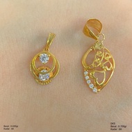 Simple Fashion Gold Pendant Jewelry 6k 300/8k 375